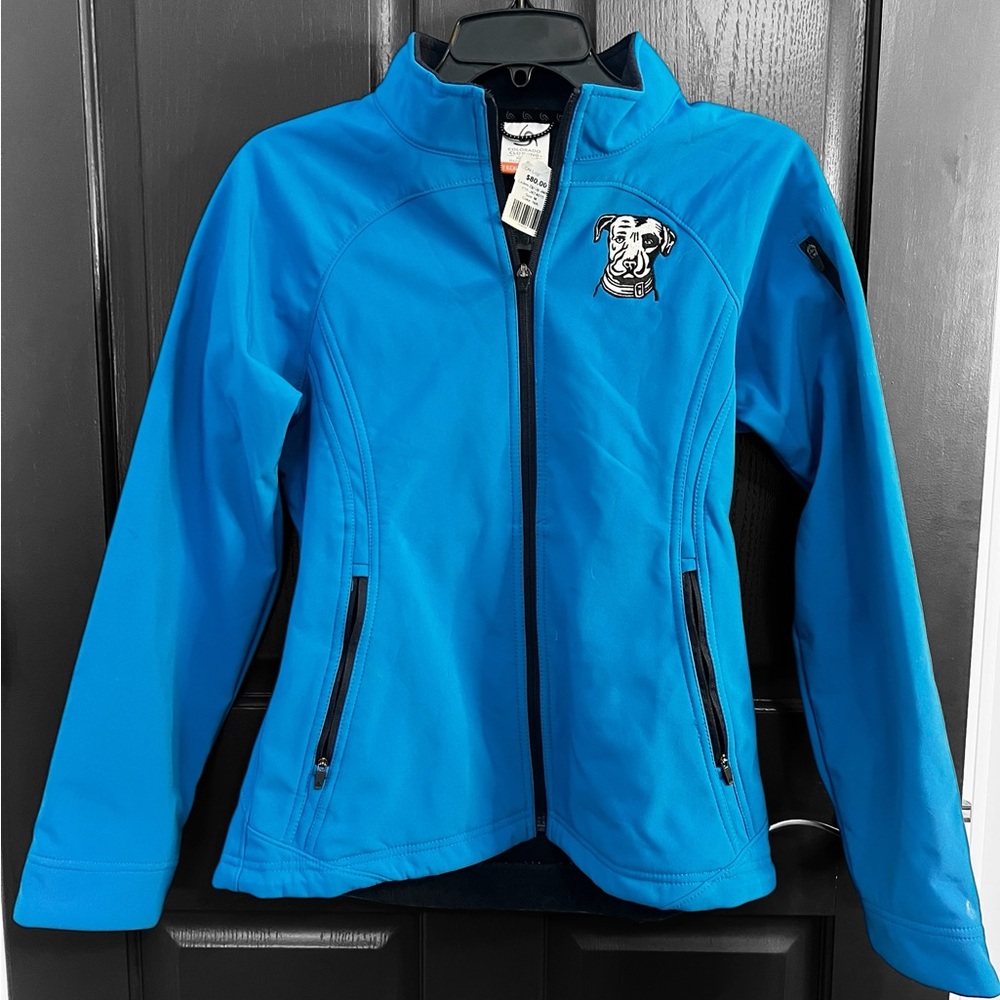Lagunitas Colorado Clothing Women’s Blue Softshell Jacket size Medium NWT